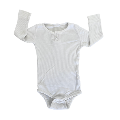Jamie Kay Long sleeve modal bodysuit in milk - size 0