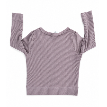Jamie Kay Rib modal cardigan in dusty rose - size 0