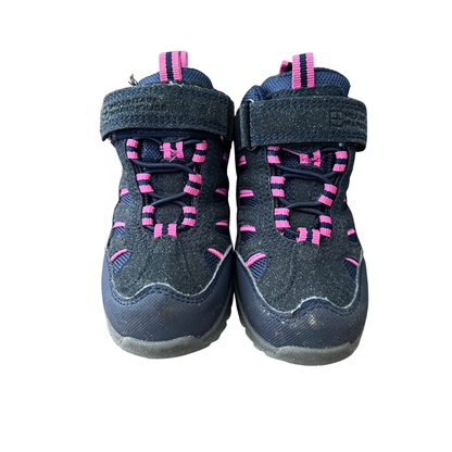 Drift junior waterproof boots in pink/black - size EU 23